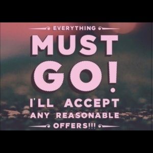 Make an offer! Posting more this week!